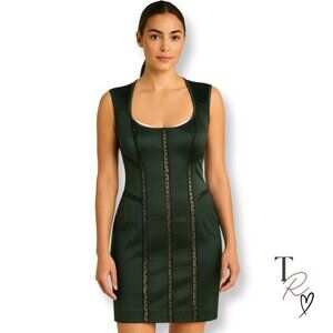 Vintage Betsey Johnson Y2K Whimsigoth Dress Corset Lace-up Back in Black Size 0